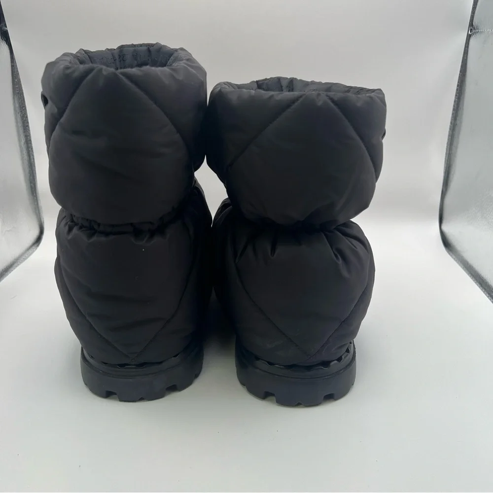 Prada Blow 19 Quilted Nylon Drawstring Boot